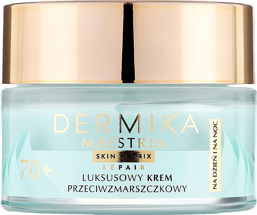 Роскошный крем против морщин 70+ на день и ночь для зрелой кожи, в том числе чувствительной - Dermika Maestria Skin Matrix — фото N1