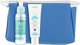 Набір щоденного догляду за шкірою з косметичкою у подарунок - Babe Laboratorios (mic gel/90ml + f/cr/50ml) — фото N2