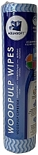 Універсальні серветки, спанлейс, блакитна хвиля, 25x30 см, 30 шт. - Aquasoft Woodpulp Wipes  — фото N5