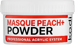 Акриловая пудра - Kodi Professional Masque Peach+ Powder — фото N1