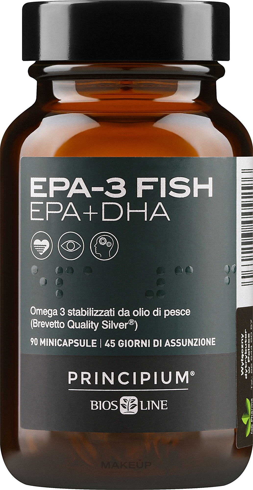 Харчова добавка "Омега-3" - BiosLine Principium Epa 3 Fish EPA + DHA — фото 90шт