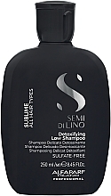 Шампунь для всех типов волос - Alfaparf Semi Di Lino Sublime Detoxifying Low Shampoo — фото N1