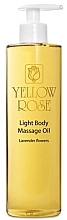 Массажное масло с эфирным маслом лаванды - Yellow Rose Light Massage Oil Lavander — фото N1