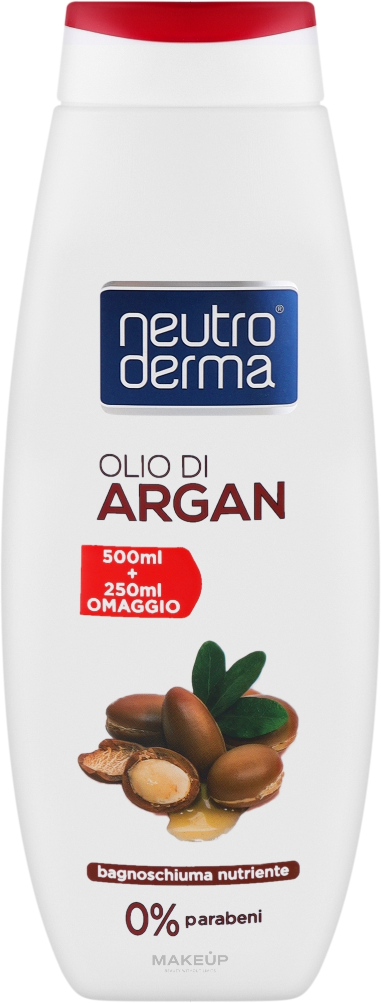 Питательная гель-пена для душа с Аргановым маслом - Neutro Derma — фото 750ml