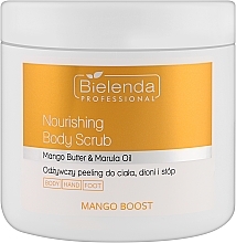 Питательный пилинг для тела, рук и ног - Bielenda Professional Mango Boost Nourishing Body Scrub — фото N1