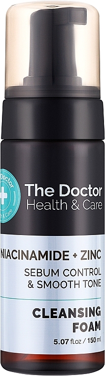 Очищувальна пінка для обличчя - The Doctor Health & Care Niacinamide + Zinc Cleansing Foam