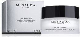 Парфумерія, косметика Суперзволожувальний крем для обличчя - Mesauda Milano Hyaluronic Good Times Super Moisturizing Face Cream