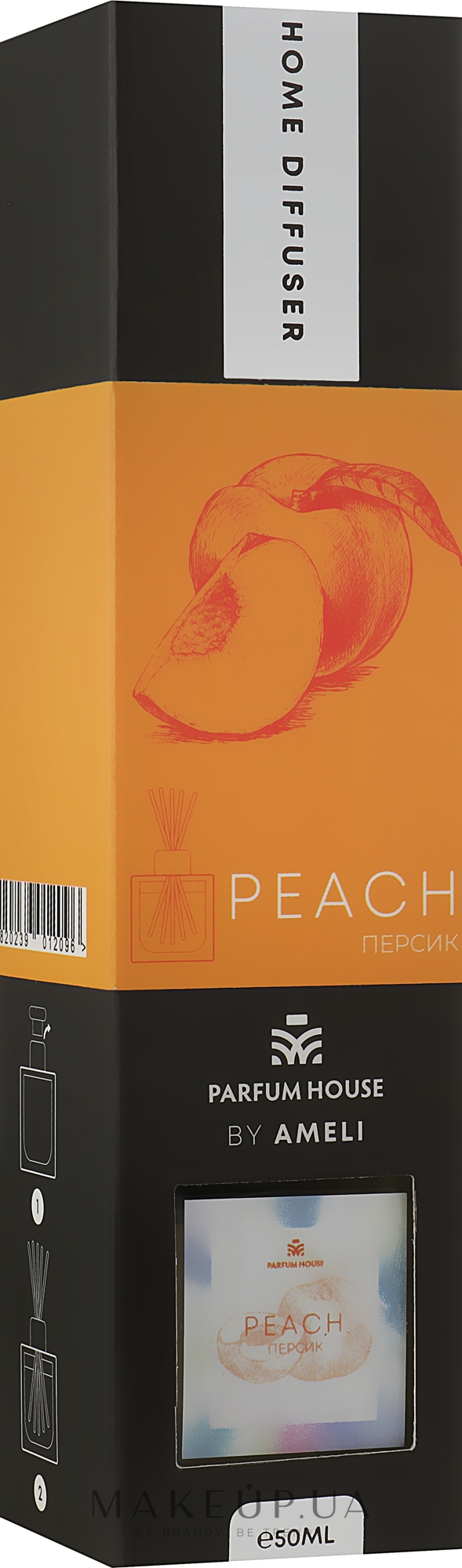 Дифузор "Персик" - Parfum House by Ameli Homme Diffuser Peach — фото 50ml