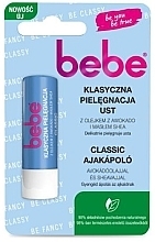 Бальзам для губ классический с маслом авокадо и маслом ши - Johnson’s® Bebe Young Care Classic Lip Balm — фото N1