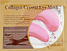 Парфумерія, косметика Антивікові гідрогелеві патчі під очі проти зморшок з колагеном і муцином равлика - Veronni Collagen Crystal Eye Mask
