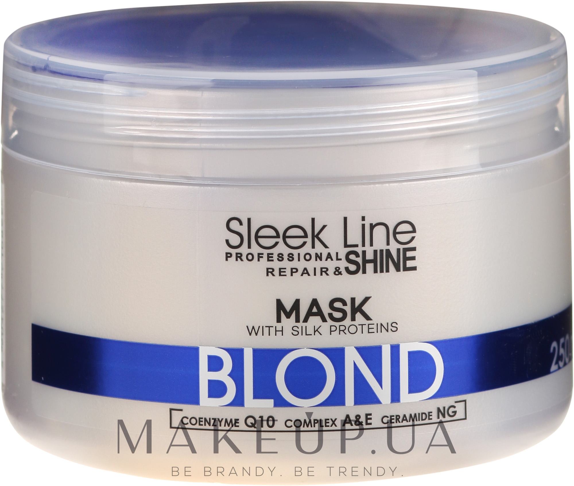 Восстанавливающая маска с шелком для светлых волос - Stapiz Sleek Line Repair & Shine Blond Mask — фото 250ml