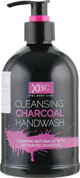 Жидкое мыло для рук "Активированный уголь" - Xpel Marketing Ltd Body Care Cleansing Charcoal Handwash — фото N1