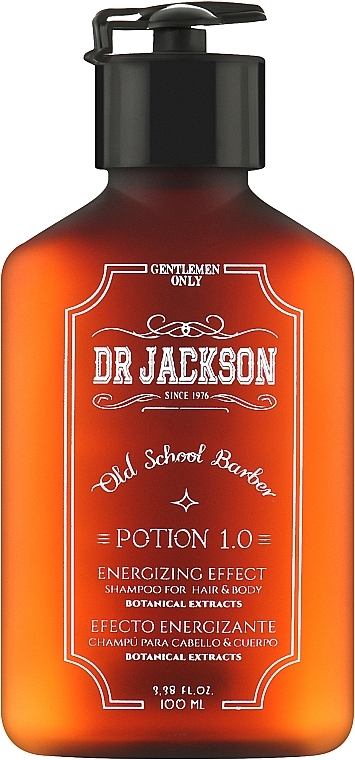 Шампунь для волос и тела "Зелье" - Dr Jackson Gentlemen Only Potion 1.0 Energizing Effect Shampoo — фото N1