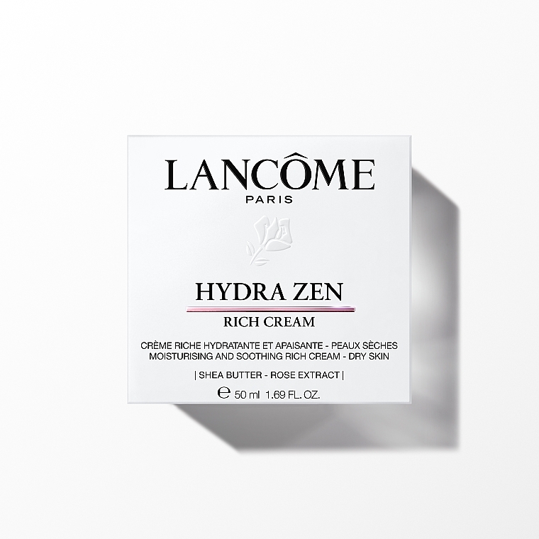 Заспокійливий та зволожуючий крем для сухої шкіри обличчя - Lancome Hydra Zen Anti-Stress Moisturising Rich Cream  — фото N2