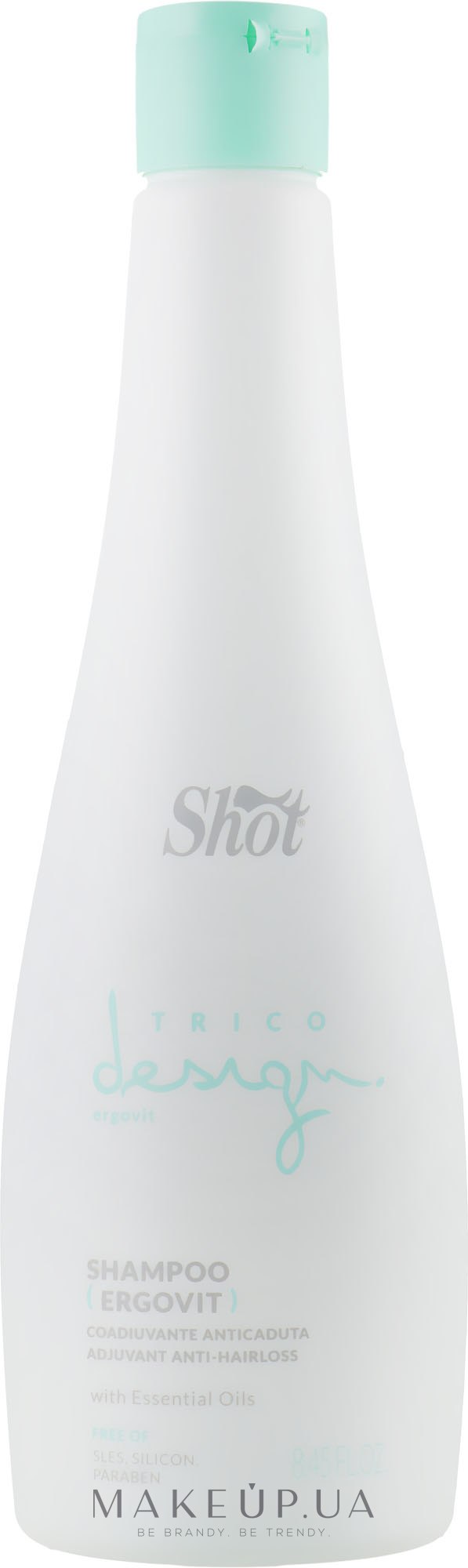 Шампунь против выпадения волос - Shot Trico Design Ergovit Shampoo — фото 250ml