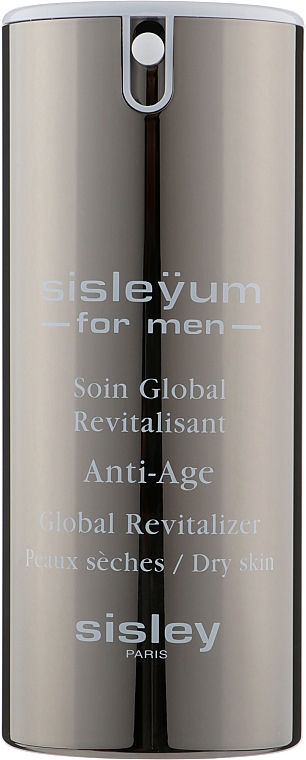 Мужской крем для лица - Sisley Sisleyum For Men Anti-Age Global Revitalizer Dry Skin — фото N1