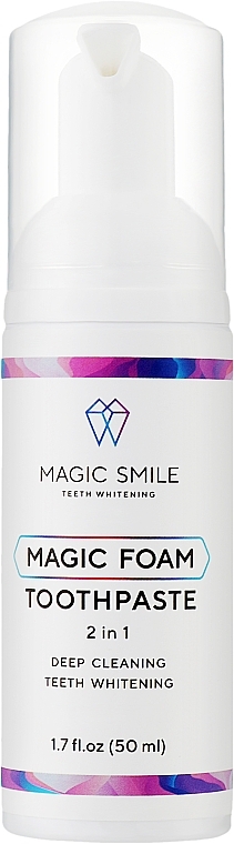 Зубна паста для відбілювання зубів - Magic Smile Teeth Whitening Foam Toothpaste