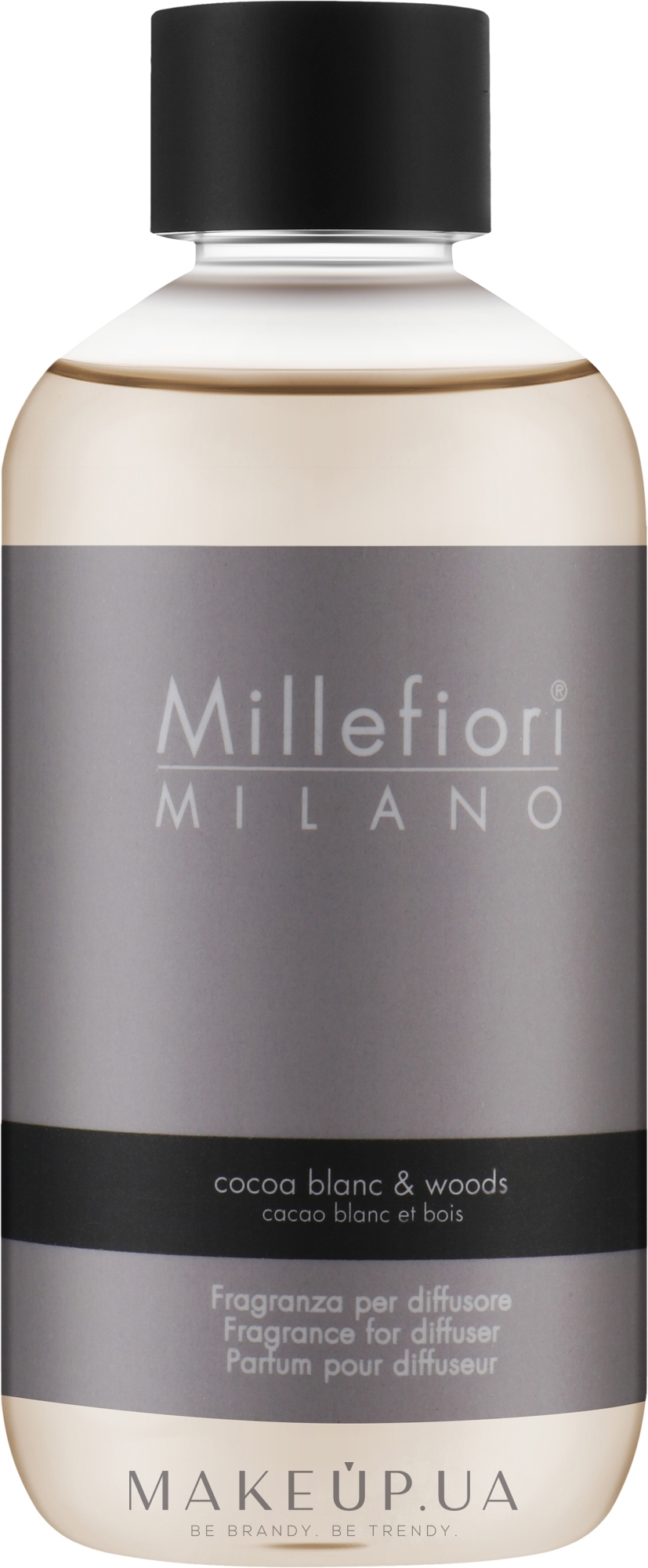 Наповнення для аромадифузора "Cocoa Blanc & Woods" - Millefiori Milano Natural Diffuser Refill — фото 250ml