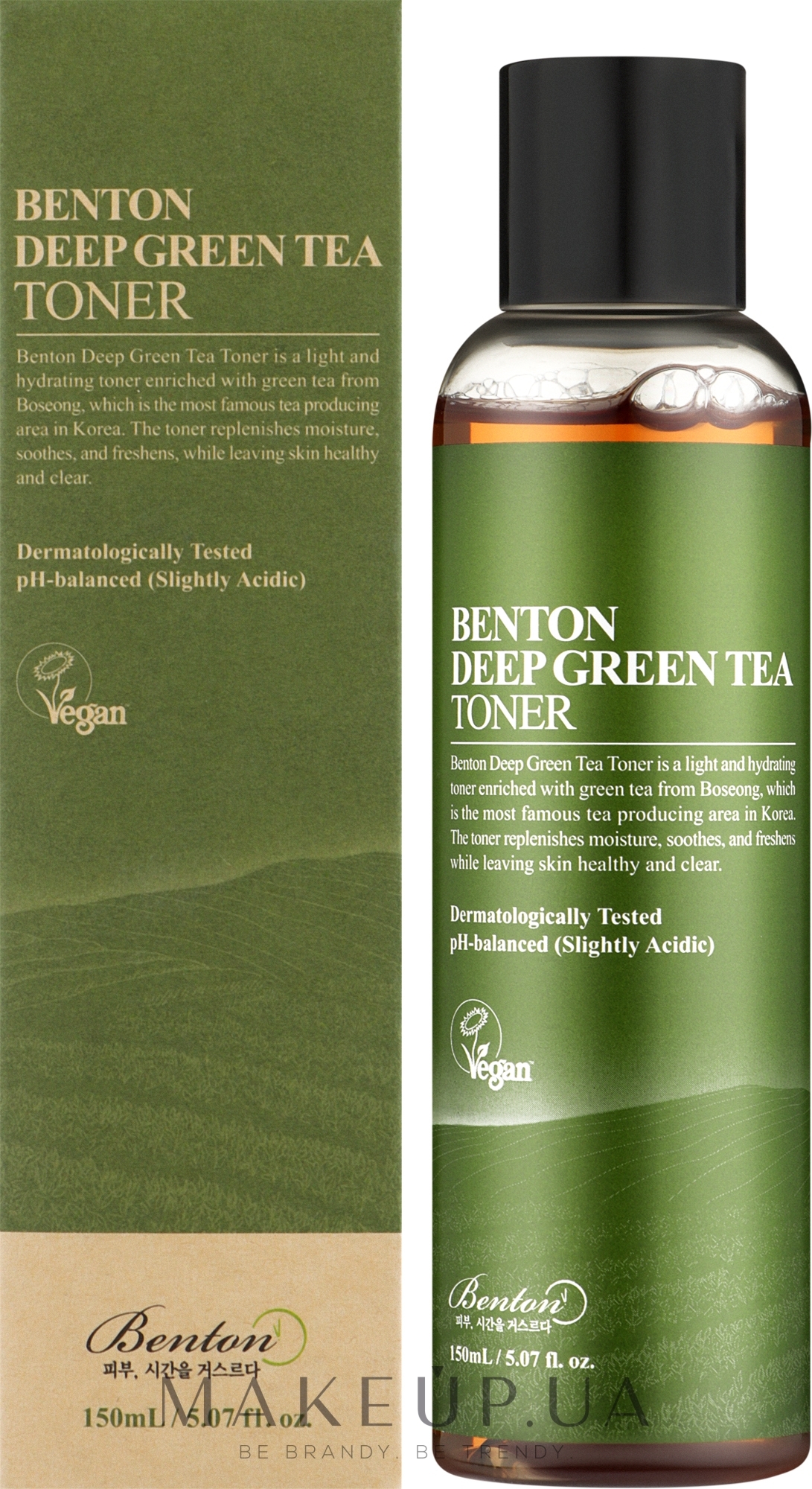 Тонер для лица с зеленым чаем - Benton Deep Green Tea Toner — фото 150ml