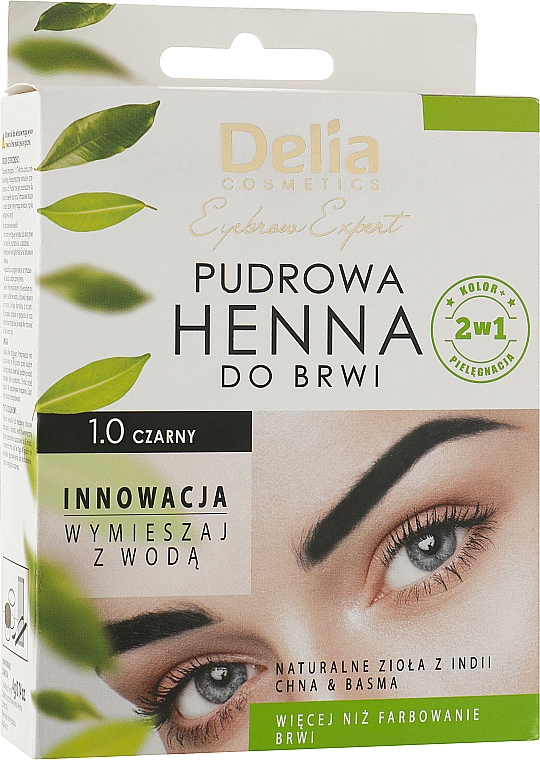 Хна для брів - Delia Cosmetics Eyebrow Expert Brow Henna — фото N1