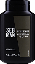 Шампунь "3 в 1" для волосся, бороди й тіла - Sebastian Professional Seb Man The Multi-Tasker — фото N6