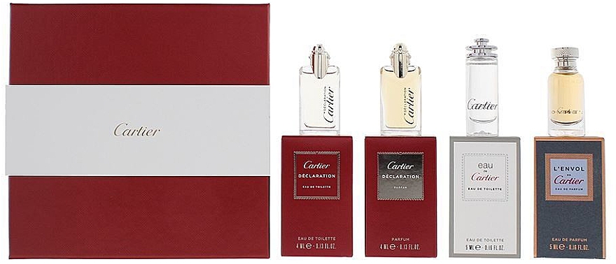 Cartier 4 Piece Gift Set edt mini 5ml parfum mini 5ml