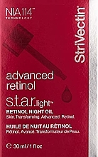 Нічна олія для обличчя з ретинолом - StriVectin Advanced Retinol S.T.A.R. Light Retinol Night Oil — фото N2
