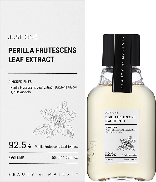 Тонік-есенція для обличчя - Beauty Of Majesty Just One Perilla Frutescens Leaf Extract — фото N2