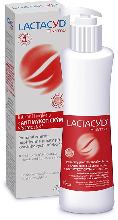 Протигрибковий засіб для інтимної гігієни - Lactacyd Pharma — фото N1