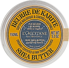 Духи, Парфюмерия, косметика Крем для тела - L'occitane Organic Pure Shea Butter