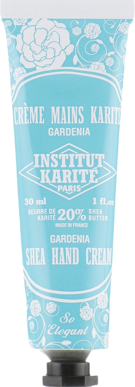 Крем для рук - Institut Karite Shea Hand Cream So Elegant Gardenia — фото N2