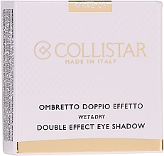 Парфумерія, косметика Тіні для повік - Collistar Double Effect Eye-Shadow Wet & Dry
