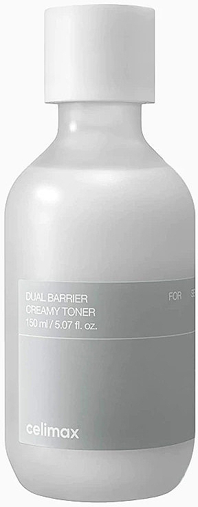 Восстанавливающий кремовый тонер - Celimax Dual Barrier Creamy Toner