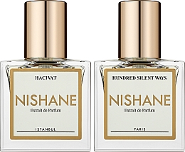 Nishane Hacivat & Hundred Silent Ways - Набор (parfum/2*15ml) — фото N2