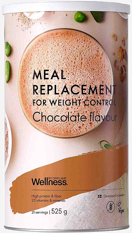 Живильний коктейль для контролю ваги "Шоколадний смак" - Oriflame Wellnes Meal Replacement — фото N1