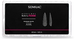 Форми для нарощування нігтів - Semilac Acrylgel Nail Form Pointed — фото N1