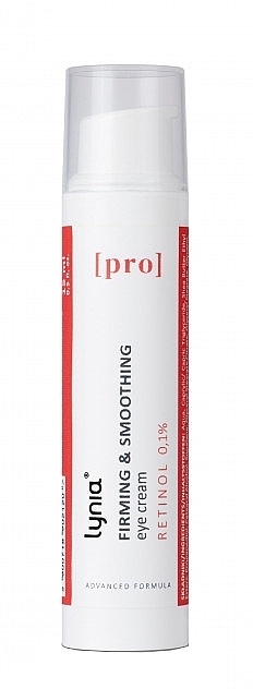 Крем для кожи вокруг глаз с ретинолом 0,1% и кофеином - Lynia Pro Firming & Smoothing Eye Cream — фото N1