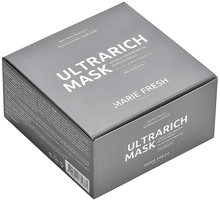 Восстанавливающая маска для сухих и поврежденных волос - Marie Fresh Cosmetics Professional Hair Series Ultra Rich Mask — фото N3