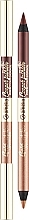 Духи, Парфюмерия, косметика Двусторонний карандаш для глаз - Amelia Cosmetics Perfect Eyepencil Duo