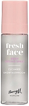 Фиксирующий спрей для макияжа - Barry M Fresh Face Dewy Setting Spray Cucumber & Snow Mushroom — фото N1
