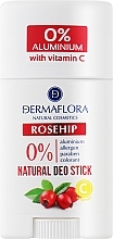 Дезодорант-стик "Шиповник" - Dermaflora Natural Deo Stick Rosehip — фото N1