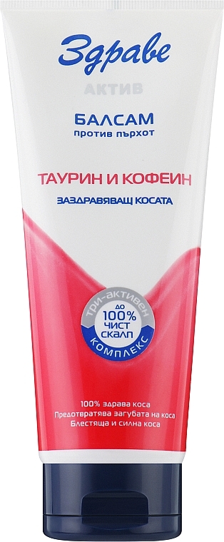 Кондиціонер проти лупи з кофеїном і таурином - Zdrave Active Conditioner — фото N1