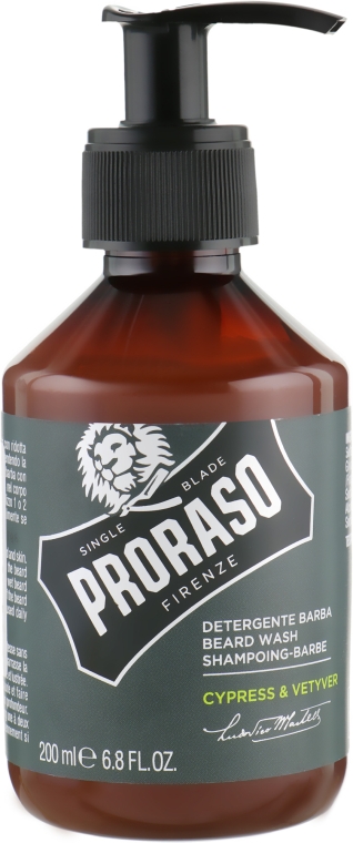 Шампунь для бороды - Proraso Cypress & Vetyver Beard Wash