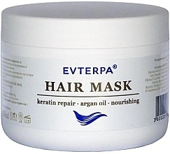 Парфумерія, косметика Маска для волосся з кератином та аргановою олією - Evterpa Hair Mask
