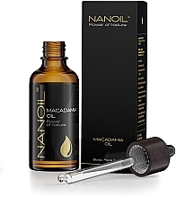 Масло макадамии - Nanoil Body Face and Hair Macadamia Oil — фото N3