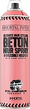 Спрей для укладання волосся "Повністю матовий" - Immortal Infuse Beton Hair Spray Full Matte — фото N1