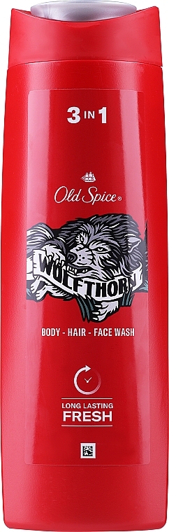 Шампунь-гель для душу 3 в 1 - Old Spice Wolfthorn Shower Gel + Shampoo 3 in 1 — фото N2