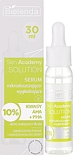 Сыворотка для микроотшелушивания и разглаживания кожи - Bielenda Skin Academy Solution Serum — фото N2