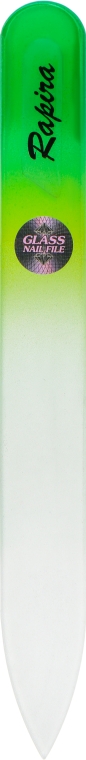 Пилка хрустальная, средняя, П-11 салатово-зеленая - Rapira — фото N1