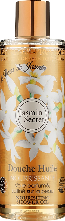 Масло для душа - Jeanne en Provence Jasmin Secret Nourishing Shower Oil — фото N1